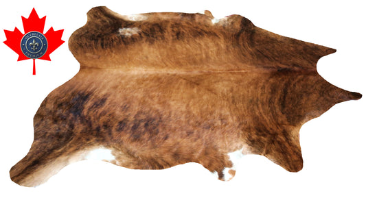 98989- Cowhide Rug Tapis Peau de Vache -BIG SIZE XL Collection Quebecuir Premium