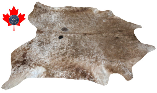 98992- Cowhide Rug Tapis Peau de Vache -BIG SIZE XL Collection Quebecuir Premium