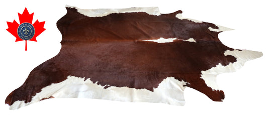 200105- Cowhide Rug Tapis Peau de Vache SUPER BIG SIZE XXXL - Collection Quebecuir Premium