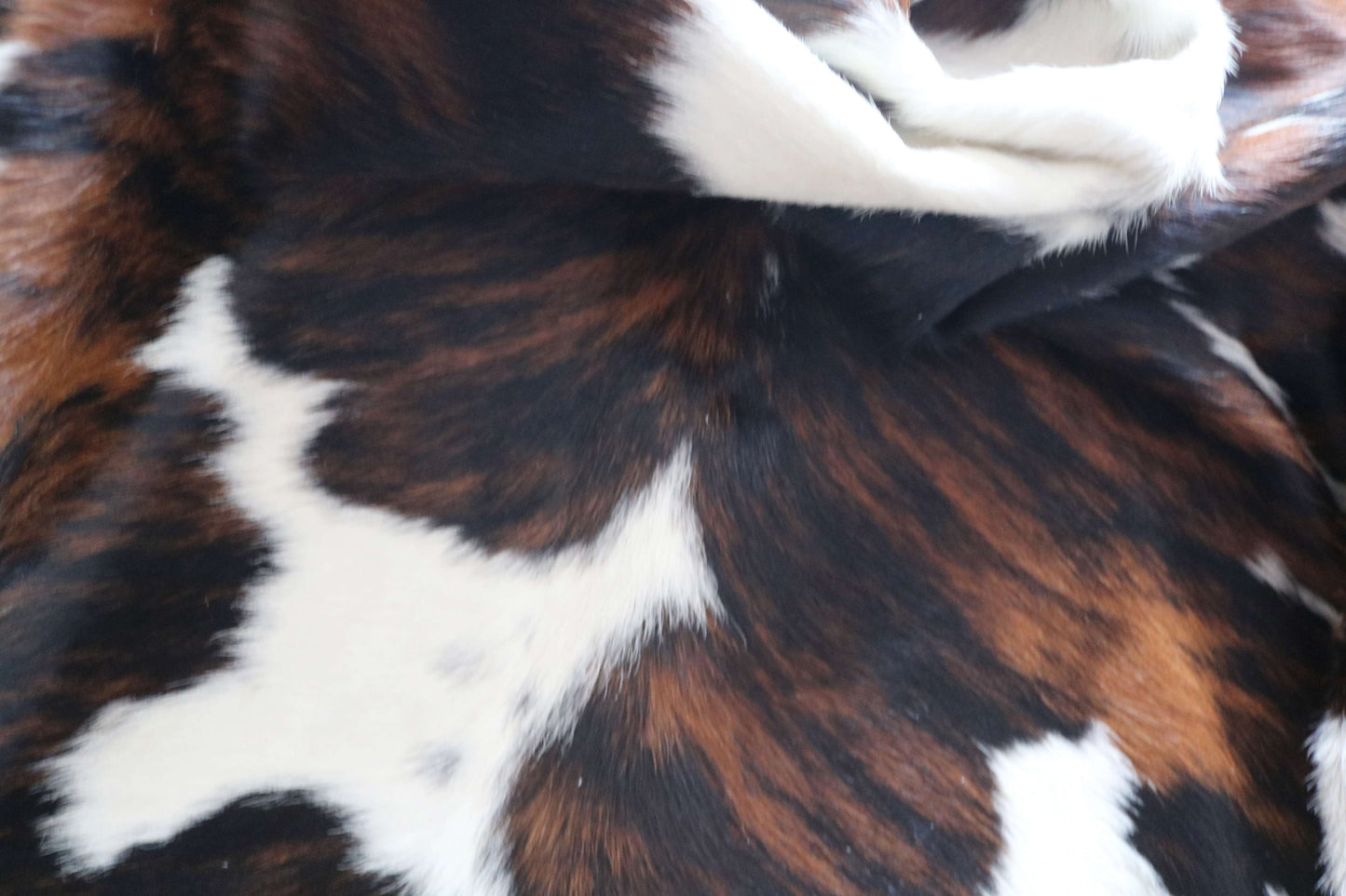 100299-  TRICOLOR  Cowhide Rug - Quebecuir Premium Collection