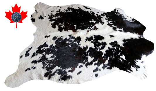 100300-  TRICOLOR  Cowhide Rug - Quebecuir Premium Collection