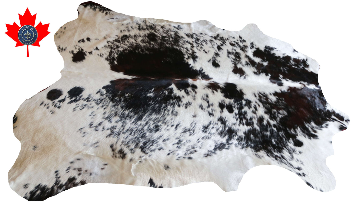 100301 - SUPER BIG  SIZE XXXL TRICOLOR  Cowhide Rug - Quebecuir Premium Collection