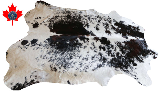 100301 - SUPER BIG  SIZE XXXL TRICOLOR  Cowhide Rug - Quebecuir Premium Collection