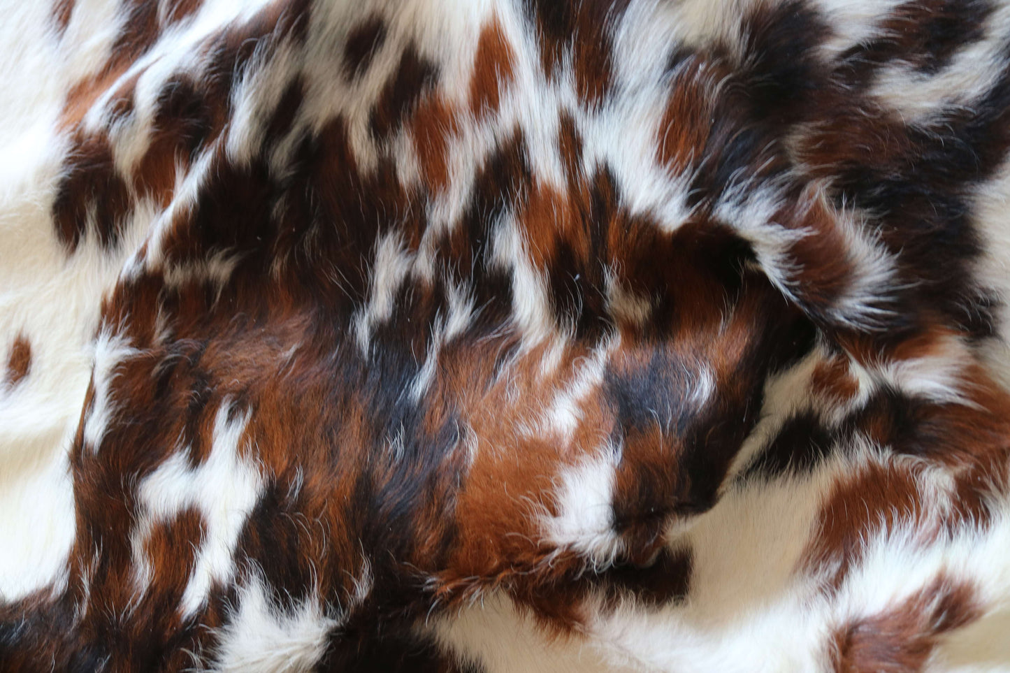 200660- SUPER BIG  SIZE XXXL TRICOLOR  Cowhide Rug - Quebecuir Premium Collection