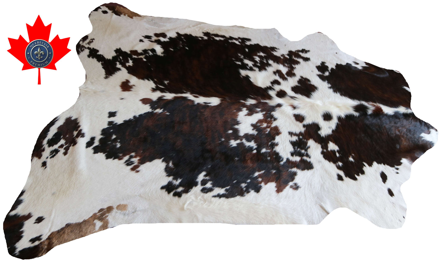 200661- SUPER BIG  SIZE XXXL TRICOLOR  Cowhide Rug - Quebecuir Premium Collection