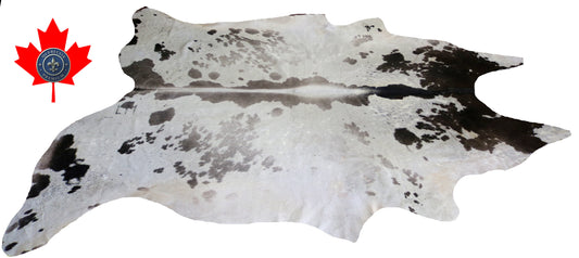 200124- Cowhide Rug Tapis Peau de Vache SUPER BIG SIZE XXXL - Collection Quebecuir Premium