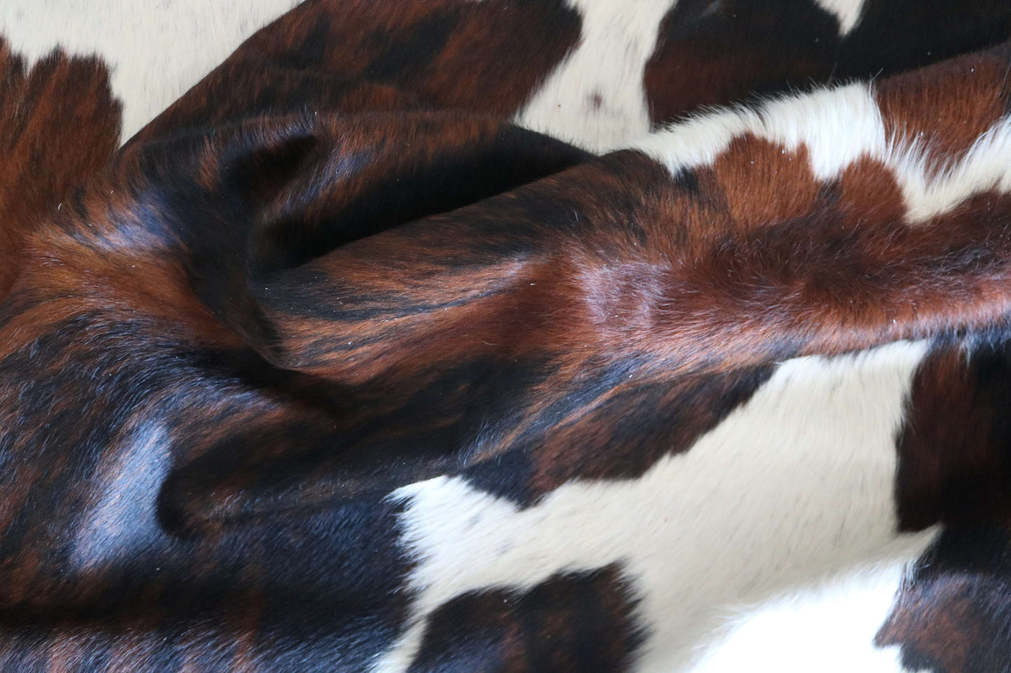 100306-  TRICOLOR  Cowhide Rug - Quebecuir Premium Collection