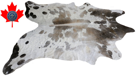 200126- Cowhide Rug Tapis Peau de Vache SUPER BIG SIZE XXXL - Collection Quebecuir Premium