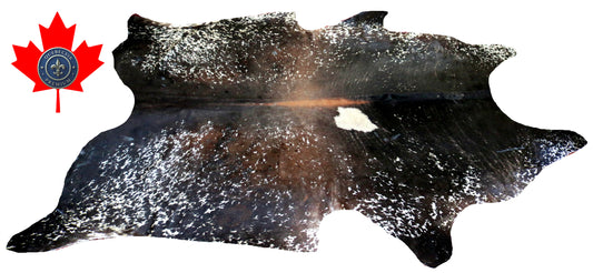 200137- Cowhide Rug Tapis Peau de Vache SUPER BIG SIZE XXXL - Collection Quebecuir Premium