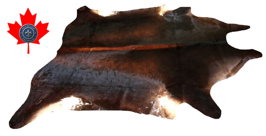 200140- Cowhide Rug Tapis Peau de Vache SUPER BIG SIZE XXXL - Collection Quebecuir Premium