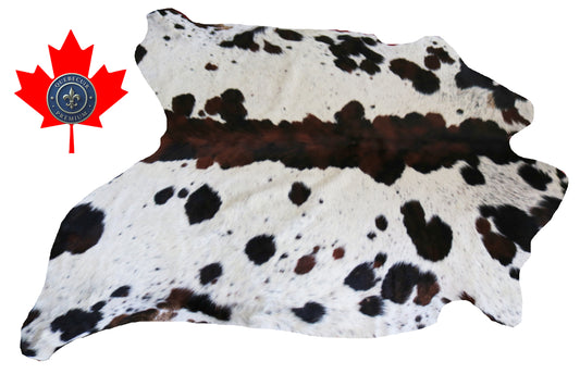 200146 - Cowhide Rug Tapis Peau de Vache - Collection Quebecuir Premium