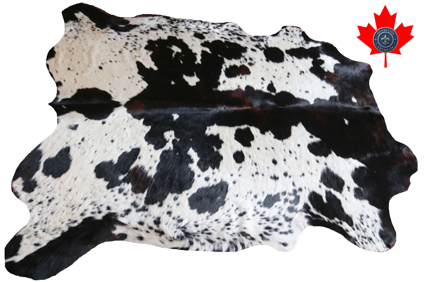 200663 - TRICOLOR  Cowhide Rug XL - Quebecuir Premium Collection