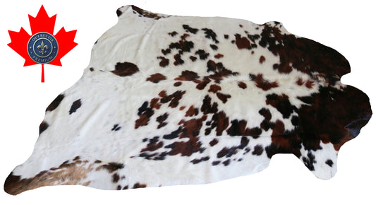 200152- Cowhide Rug Tapis Peau de Vache SUPER BIG SIZE XXXL - Collection Quebecuir Premium