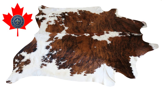 200159- Cowhide Rug Tapis Peau de Vache SUPER BIG SIZE XXXL - Collection Quebecuir Premium