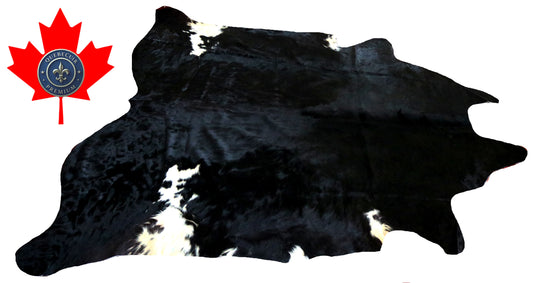 200163- Cowhide Rug Tapis Peau de Vache SUPER BIG SIZE XXXL - Collection Quebecuir Premium