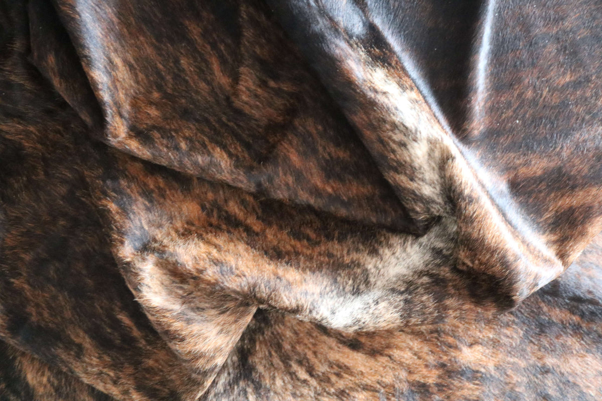 100337- SUPER BIG  SIZE XXXL BRINDLE   Cowhide Rug - Quebecuir Premium Collection