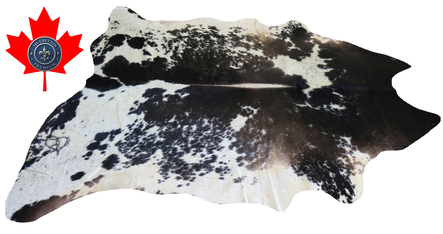 200173- Cowhide Rug Tapis Peau de Vache SUPER BIG SIZE XXXL - Collection Quebecuir Premium