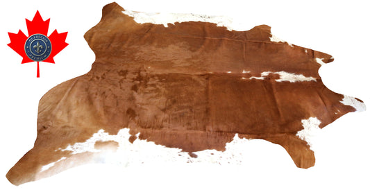 200175- Cowhide Rug Tapis Peau de Vache SUPER BIG SIZE XXXL - Collection Quebecuir Premium