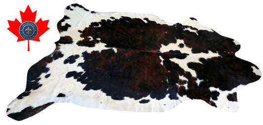200179- Cowhide Rug Tapis Peau de Vache SUPER BIG SIZE XXXL - Collection Quebecuir Premium