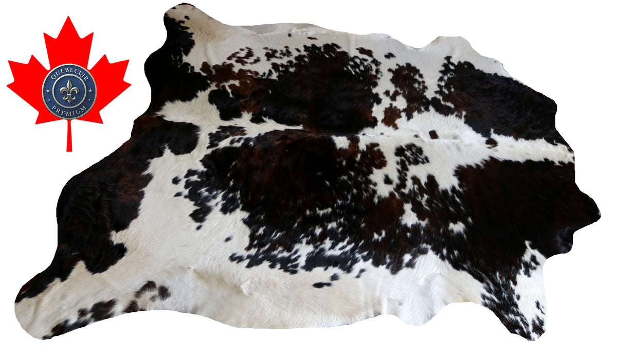 200666  - TRICOLOR  Cowhide Rug XL - Quebecuir Premium Collection