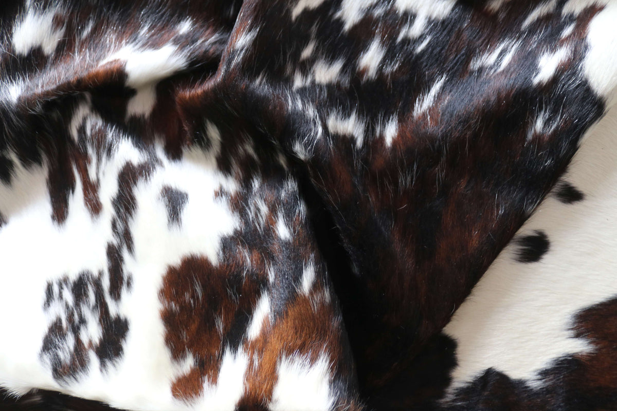 200666  - TRICOLOR  Cowhide Rug XL - Quebecuir Premium Collection