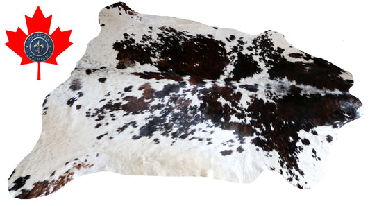 200668-   SIZE XXL TRICOLOR   Cowhide Rug - Quebecuir Premium Collection