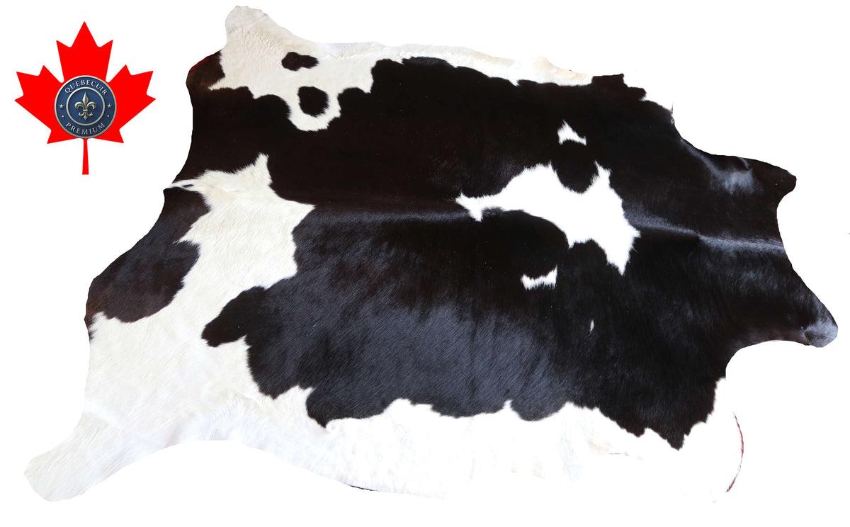 100342- TRICOLOR   Cowhide Rug - Quebecuir Premium Collection