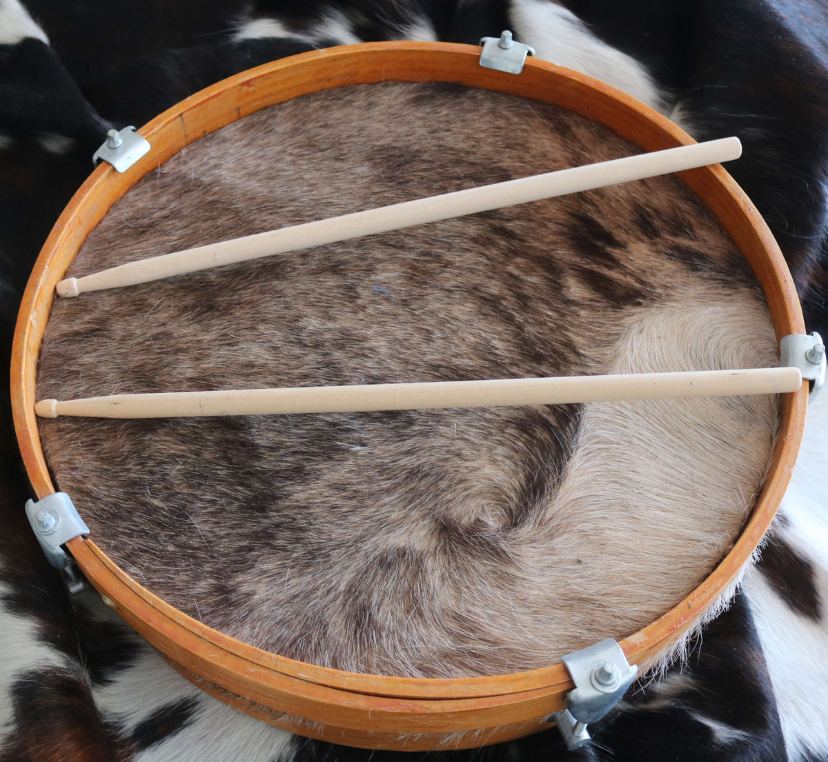 100350 16" Cowhide Drum Bombo Leguero - Tambour en peau de vache Bombo Leguero