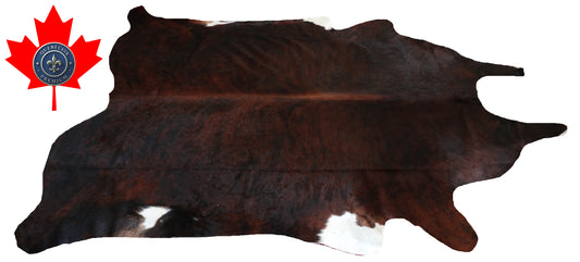 200201- Cowhide Rug Tapis Peau de Vache SUPER BIG SIZE XXXL - Collection Quebecuir Premium