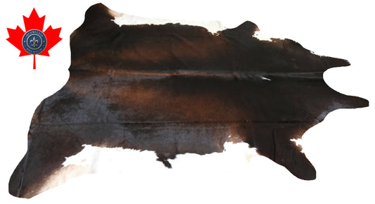200210- Cowhide Rug Tapis Peau de Vache SUPER BIG SIZE XXXL - Collection Quebecuir Premium