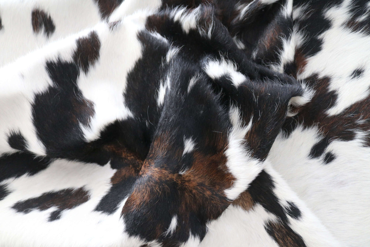 200679-   SIZE XXL TRICOLOR   Cowhide Rug - Quebecuir Premium Collection