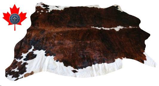200223- Cowhide Rug Tapis Peau de Vache SUPER BIG SIZE XXXL - Collection Quebecuir Premium