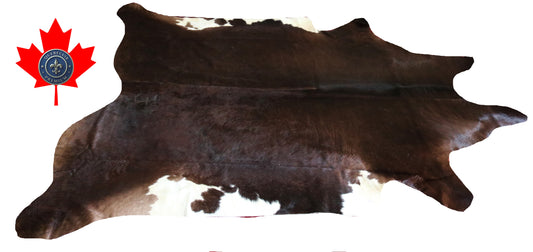 200224- Cowhide Rug Tapis Peau de Vache SUPER BIG SIZE XXXL - Collection Quebecuir Premium