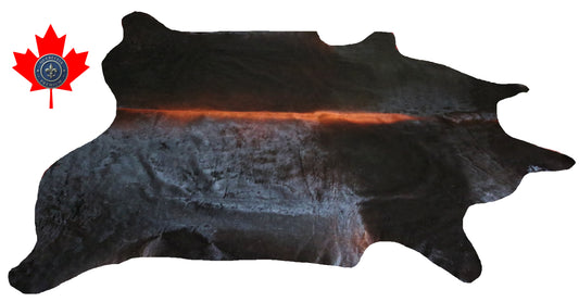 200225- Cowhide Rug Tapis Peau de Vache SUPER BIG SIZE XXXL - Collection Quebecuir Premium