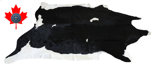200233- Cowhide Rug Tapis Peau de Vache SUPER BIG SIZE XXXL - Collection Quebecuir Premium