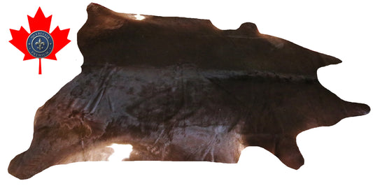200256- Cowhide Rug Tapis Peau de Vache SUPER BIG SIZE XXXL - Collection Quebecuir Premium