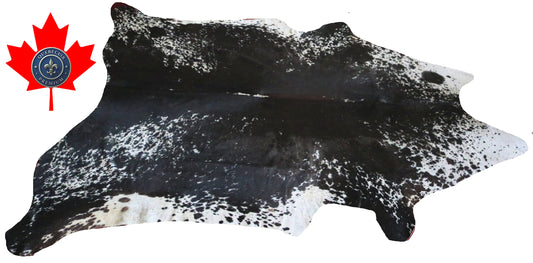 200266- Cowhide Rug Tapis Peau de Vache SUPER BIG SIZE XXXL - Collection Quebecuir Premium