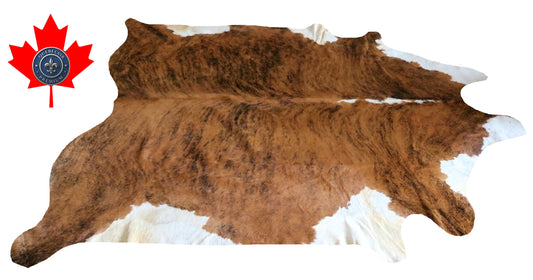 200268- Cowhide Rug Tapis Peau de Vache SUPER BIG SIZE XXXL - Collection Quebecuir Premium