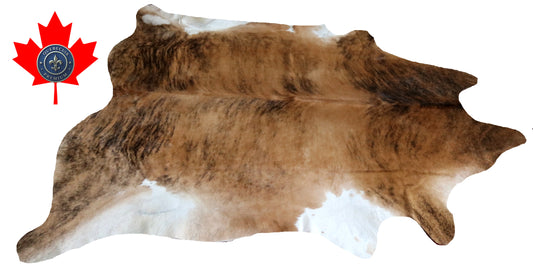 200271- Cowhide Rug Tapis Peau de Vache SUPER BIG SIZE XXXL - Collection Quebecuir Premium