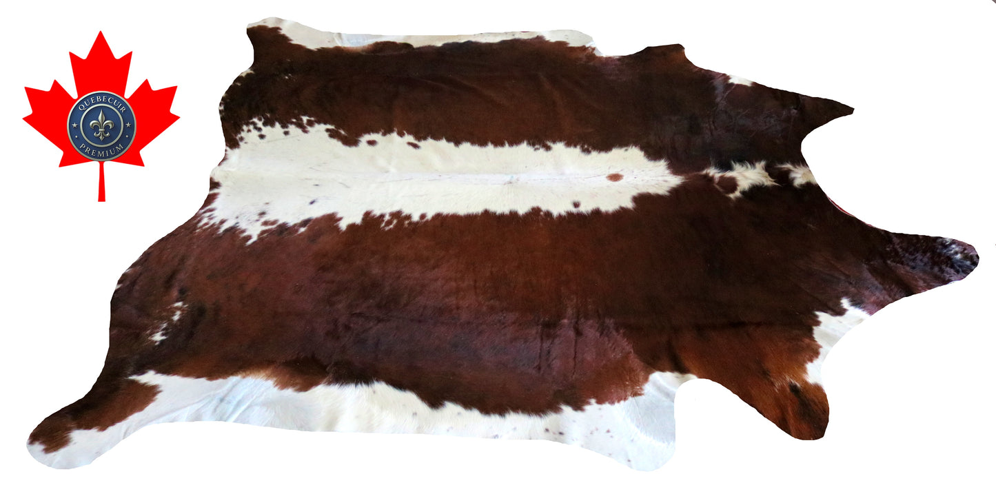 200273- Cowhide Rug Tapis Peau de Vache SUPER BIG SIZE XXXL - Collection Quebecuir Premium