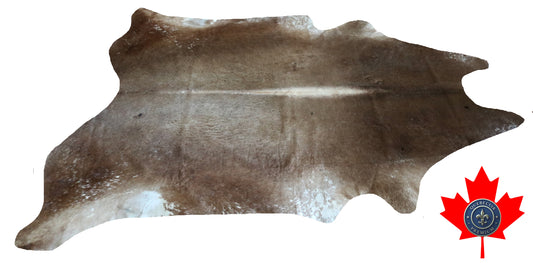 200280- Cowhide Rug Tapis Peau de Vache SUPER BIG SIZE XXXL - Collection Quebecuir Premium