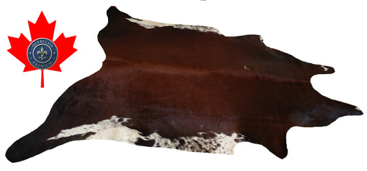 200301- Cowhide Rug Tapis Peau de Vache SUPER BIG SIZE XXXL - Collection Quebecuir Premium