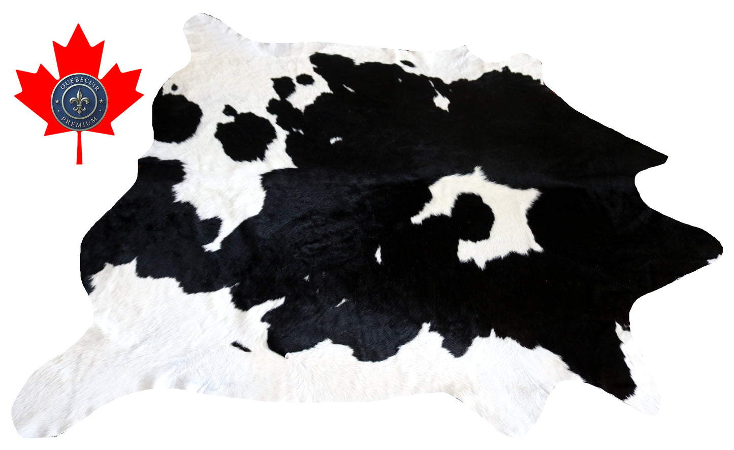200381 - Cowhide Rug Tapis Peau de Vache -BIG SIZE XL Collection Quebecuir Premium