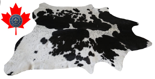 200384- Cowhide Rug Tapis Peau de Vache SUPER BIG SIZE XXXL - Collection Quebecuir Premium