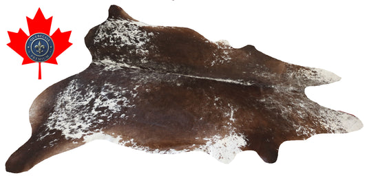 200394- Cowhide Rug Tapis Peau de Vache SUPER BIG SIZE XXXL - Collection Quebecuir Premium