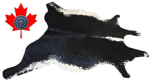 200400- Cowhide Rug Tapis Peau de Vache   Collection Quebecuir Premium