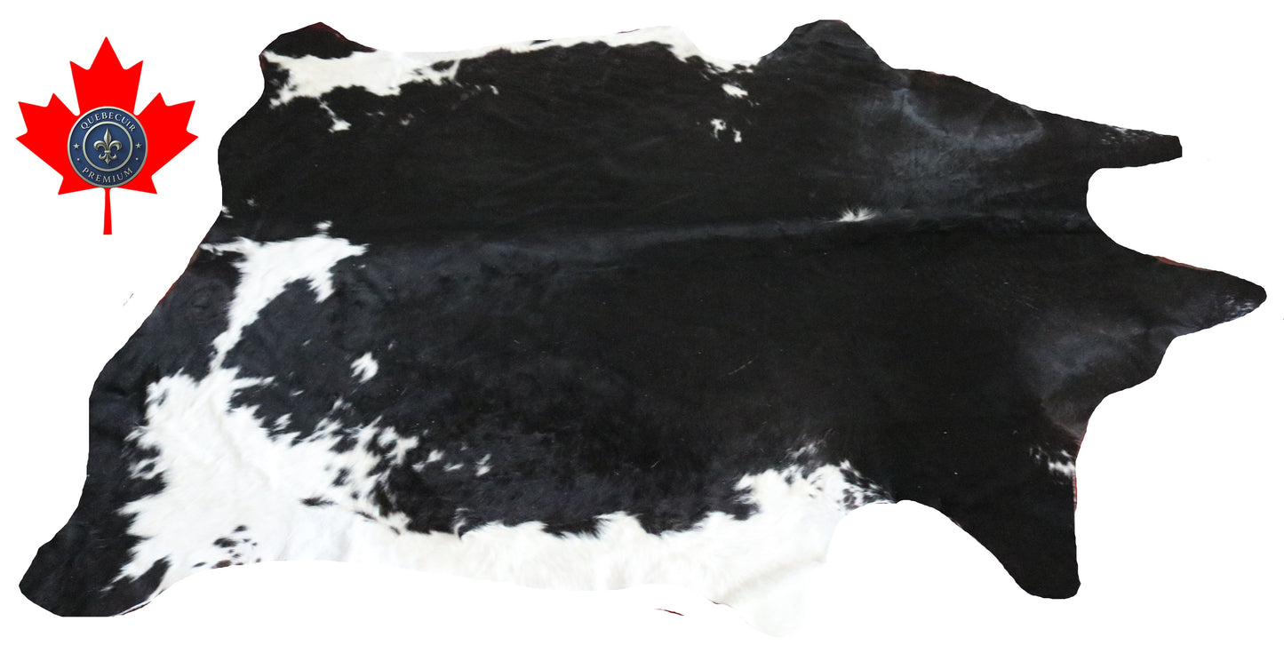 200409 - Cowhide Rug Tapis Peau de Vache -BIG SIZE XL Collection Quebecuir Premium