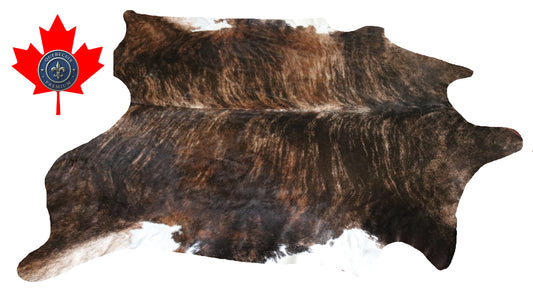 300008- Cowhide Rug Tapis Peau de Vache -BIG SIZE XL Collection Quebecuir Premium