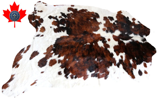 200434- Cowhide Rug Tapis Peau de Vache     Collection Quebecuir Premium