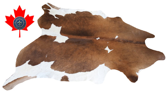 200442 - Cowhide Rug Tapis Peau de Vache     Collection Quebecuir Premium